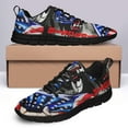 thumbnail image 4 of Disc Golf American Flag Running Shoes Sneakers Mesh Black Size 4.5, 4 of 5