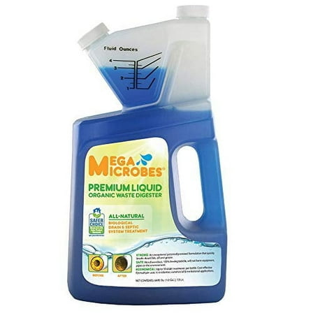 MML-5GL MML-64FL No-Mixing Liquid Drain, Septic, Trap and Pump Treatment, 64-Ounce Bottle
