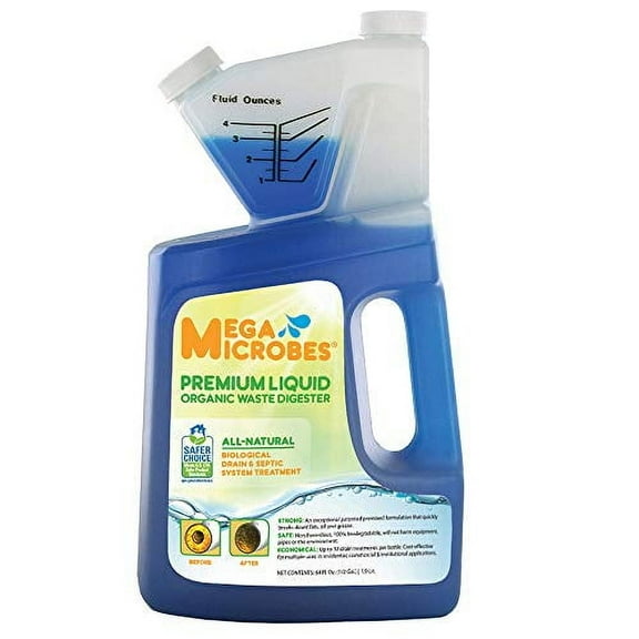 MML-5GL MML-64FL No-Mixing Liquid Drain, Septic, Trap and Pump Treatment, 64-Ounce Bottle