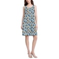 thumbnail image 2 of FORMRS Summer Dress for Women Loose U Neck Sleeveless Midi Beach Sundresses with Pockets, Cartoon Hockey Pattern, 2 of 8