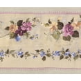 thumbnail image 1 of Roses Roses Fleuries sur Vigne Beige Papier Peint Floral Bord Design Rétro, Rouleau 15' x 5,25'', 1 of 3