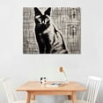 thumbnail image 2 of Nawypu  Siamese Cat Breed Canvas Art Print Wall Decor -, 2 of 4