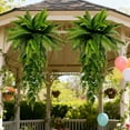 thumbnail image 2 of Artificial Ferns for Outdoors, 30 Inch Fake Ferns Artificial Plants Large for Outdoors, Artificial Hanging Plants Outdoors, Faux Plant for Home Living Room Decor, 2 of 7