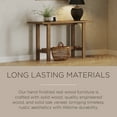 thumbnail image 3 of Maven Lane Hera Modern Wooden Console Table in Weathered Brown Finish, 3 of 7