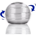 thumbnail image 1 of (Plateado, Diámetro: 45 mm) Giroscopio de metal con bola giratoria de escritorio de juguete de escritorio cinético con ilusión óptica para aliviar el estrés Inspirar la creatividad interior, 1 of 5