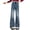 Blue, variant on Ruyang Girl's Butterfly Flared Jeans Y2k Denim Pants Bell Bottom Stretchy Jeans Trousers with Pocket Teens Kids Bootcut Fit Outfits