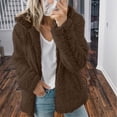 thumbnail image 2 of Liquidation d'Hiver Cardigans pour Femmes Manches Longues Manteau Ample Cardigan Chandail Uni, 2 of 5