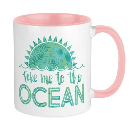

CafePress - Take Me To The Ocean Print - Ceramic Coffee Tea Novelty Mug Cup 11 oz