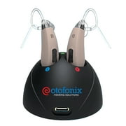 Otofonix Helix Rechargeable Hearing Aid for Adults & Seniors, Dual Directional Microphones, 100% Digital Advanced Noise Canceling