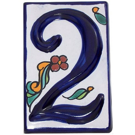 Colonial Talavera Ceramic House Number Two