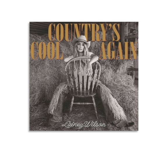 Lainey Wilson Poster Artworks Picture Print Poster Wall Art Painting Canvas Gift Decor Home Posters Decorative 20x20inch(50x50cm)