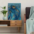 thumbnail image 5 of Underwater Octopus Sea Creature Canvas Print, Nautical Bathroom Ocean Theme Home Wall Decor Art, 5 of 8