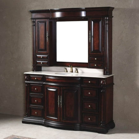 Bathroom Vanity With Hutch, White Vanity With Hutch
