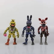 6Pcs/set PVC Five Nights At Freddy's Action Figure FNAF Bonnie Foxy Freddy Fazbear Bear Dolls Toys