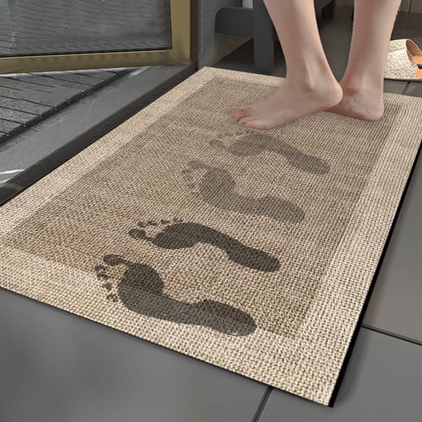 Alfombra de baño de diatomita | Alfombra de baño súper absorbente y antideslizante | 40x60 cm | Microfibra de secado rápido | Cojín suave y grueso para puerta, dormitorio, niños y mascotas | Lavable
