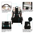 thumbnail image 4 of FORMRS Kids School Backpack Elementary Student Unisex Travel Bookbag with Reflective Stripes, Brown Nordic Christmas House, 4 of 7