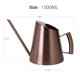 thumbnail image 2 of Elegante regadera de caño largo de acero inoxidable: ¡para plantas de interior y exterior!, 2 of 11