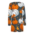 thumbnail image 5 of FAIWAD Cardigan d'Halloween pour Femmes Mignon Citrouille Ghost Ouvert Manteau Léger Confortable Automne, 5 of 5