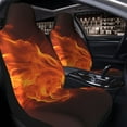 thumbnail image 2 of Uemuo Fiery Orange Flames Energy Pattern Car Seat Covers for Front Seats Waterproof Seat Covers for Cars, Universal Auto Front Seats Protector Fits for Car-1, 2 of 6