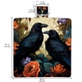 thumbnail image 2 of Crow Canvas Picnic Blanket Waterproof Outdoor Extra Large for Family Beach Hiking Camping - Foldable and Portable Mat with Carry Handle - Durable, Easy to Clean, Lightweight., 2 of 6