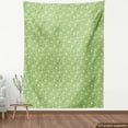 thumbnail image 4 of Botanical Fabric by the Yard, Continuous Abstract Illustration of Tender Anthurium Flowers, Upholstery Fabric for Dining Chairs Home Decor Accents, Pale Green Green by Ambesonne, 4 of 5