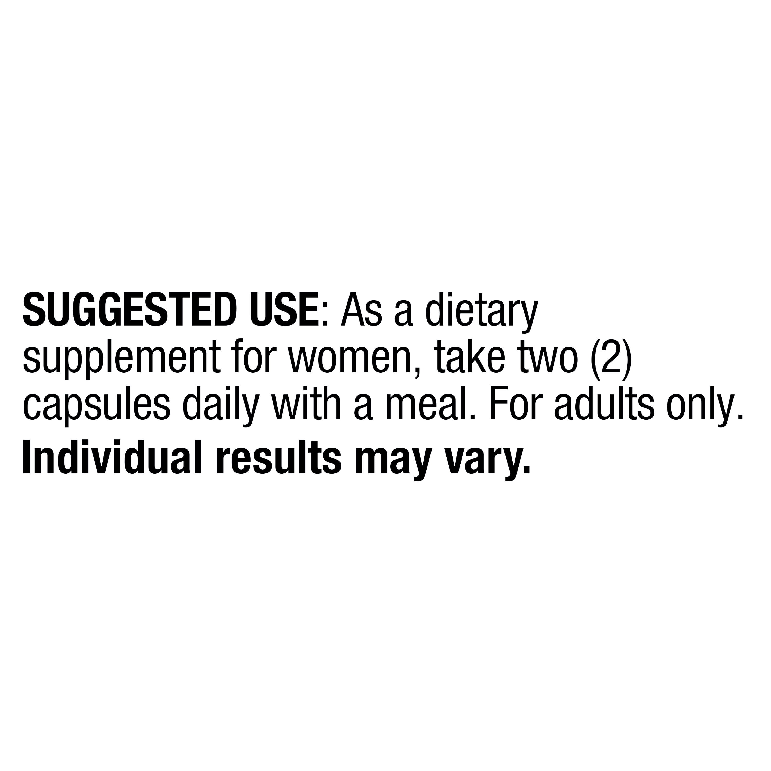 Equate Multi-Symptom Menopause Formula Dietary Supplement, 60 Count, Compare to the Benefits of Amberen®