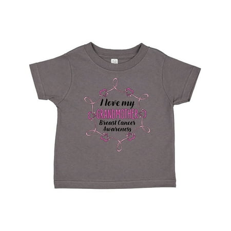 

Inktastic I Love My Grandma- Breast Cancer Awareness Gift Toddler Boy or Toddler Girl T-Shirt