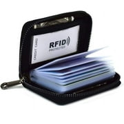 Card Holder for Women Men Small Wallets Credit Card Case Money Organizers.20 Slots.Coffee