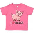 thumbnail image 3 of Inktastic I Love Piggies Cute Pig Boys or Girls Toddler T-Shirt, 3 of 5