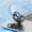 Black, variant on LAATIKUI M80 Bluetooth headphones Transparent OWS Earhook Earbuds Wireless LED Display Waterproof Noise Reduction Earclip Type headphones White