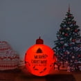 thumbnail image 5 of 100Fens Giant Flashing Inflatable Christmas Ball PVC Inflatable Decorated Ball Large Holiday Inflatables Outdoor Decorations Xmas Blow up Yard Decor Giant Ornaments, 5 of 6