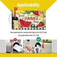 thumbnail image 2 of Sweet Summer Time Mailbox Cover Magnetic Standard Size 21" x 18", Watermelon Lemon Tropical Decorative Post Letter Box Wrap Decor, Lemonade Ice Cream Farmhouse Garden Yard Outdoor Decoration, 2 of 5