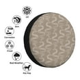 thumbnail image 4 of Sikiie Hand Drawn Snake PVC Leather Spare Tire Wheel Cover Spare Tire Cover, for Car Truck SUV Camper Trailer Universal Fit(14-17in)-15 inch, 4 of 6