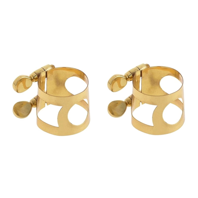 Altos Sax Mouthpiece Ligature Double Screws Saxophone Gold Ligature