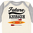 thumbnail image 4 of Inktastic Kayaking Future Kayaker Boating Boys or Girls Long Sleeve Baby Bodysuit, 4 of 5