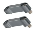 thumbnail image 4 of Stem Mirror Mount Riser Adapters, Motorcycle Mirror Extender Adapter 1 Pair Anodized Aluminium Alloy Rustproof  For Motorbike Black,Grey, 4 of 8