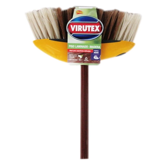 Escoba Virutex para superficies delicadas con mango