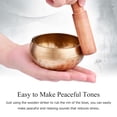thumbnail image 3 of Muslady Tibetan Singing Bowl Set with 8cm/3inch Handmade Metal Sound Bowl & Soft Cushion & Wooden for Meditation Sound Chakra Healing Yoga Relaxation, 3 of 7