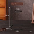 thumbnail image 2 of Black Coffee Filter Cup Holder Iron Coffee Supplies Coffee Dripper Stand Tool, 2 of 7