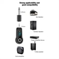 thumbnail image 3 of Micrófonos Inalámbricos de 2,4 G con Auriculares, Transmisor y Receptor para Amplificador de Voz, Altavoz y Audio para Enseñanza B, 3 of 5