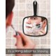 thumbnail image 3 of Compact Handheld Mirror for Makeup, Travel, and Vanity - Portable Design with Handle, 3 of 5