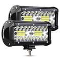thumbnail image 1 of Barra de luz LED de 7IN,120W 24000lm,todoterreno luces de conducción,cápsulas LED con haz combinado, 1 of 6