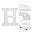 thumbnail image 4 of Eyfqtcs 3D 26 Letras Alfabeto Led Marquee Sign Light Interior Wall Hang Night Lamp (H, 4 of 7