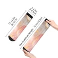 thumbnail image 4 of Naloa Abstract Marble Texture Ankle Socks for Women Non Slip Socks No Show Socks Classic Low Cut Casual Socks Casual Socks, 4 of 7
