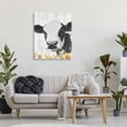 thumbnail image 3 of Stupell Industries Cottage Cow and Sunflowers Canvas Art, 30 x 40, by Christine Simpson Art, 3 of 8