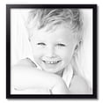 thumbnail image 2 of ArtToFrames 24" x 25" Satin Black Bull Nose Picture Frame, 24x25 inch Black Wood Poster Frame (WOM-1417), 2 of 7