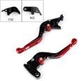thumbnail image 1 of Adjustable Folding Extendable Brake Clutch Levers For BMW S1000 RR 10-2014 Red, 1 of 2