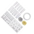 thumbnail image 2 of Dalazy 213 Pieces/Set Pendant Candle Mold Artistic DIY Craft Molds Mould Casting Making Tools Home Professional, 2 of 6
