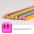 thumbnail image 3 of OUNONA 12pcs Pencil Sharpeners Pencil Sharpening Tool Plastic Rose Red for Office Supplies, 3 of 6