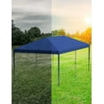 thumbnail image 6 of 10'x20' Pop Up Canopy - Gazebos One-Button Instant Setup, Heavy-Duty 210D Oxford Fabric & Rust-Proof Frame - 3 Adjustable Heights,Roller Bag,4 Sandbags - UV Protection for Beach,Party, 6 of 6
